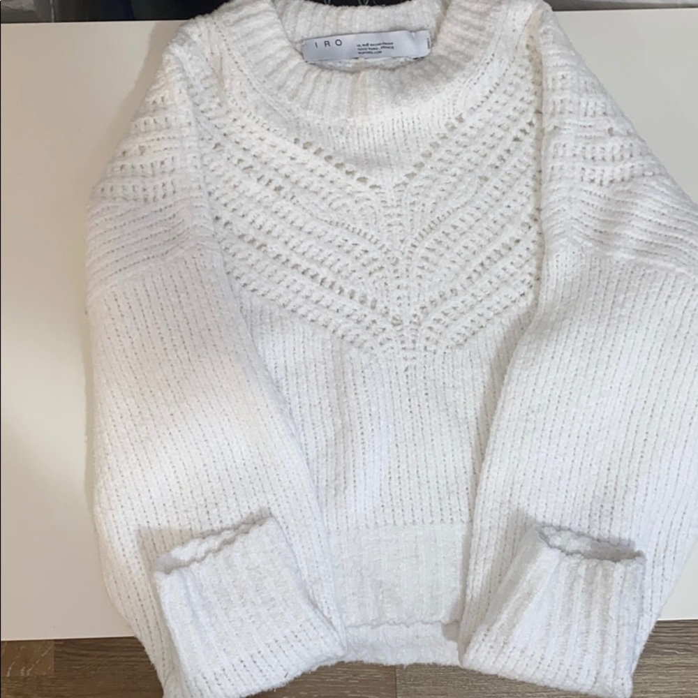IRO Women’s White Sweater, new w/o tag, size small